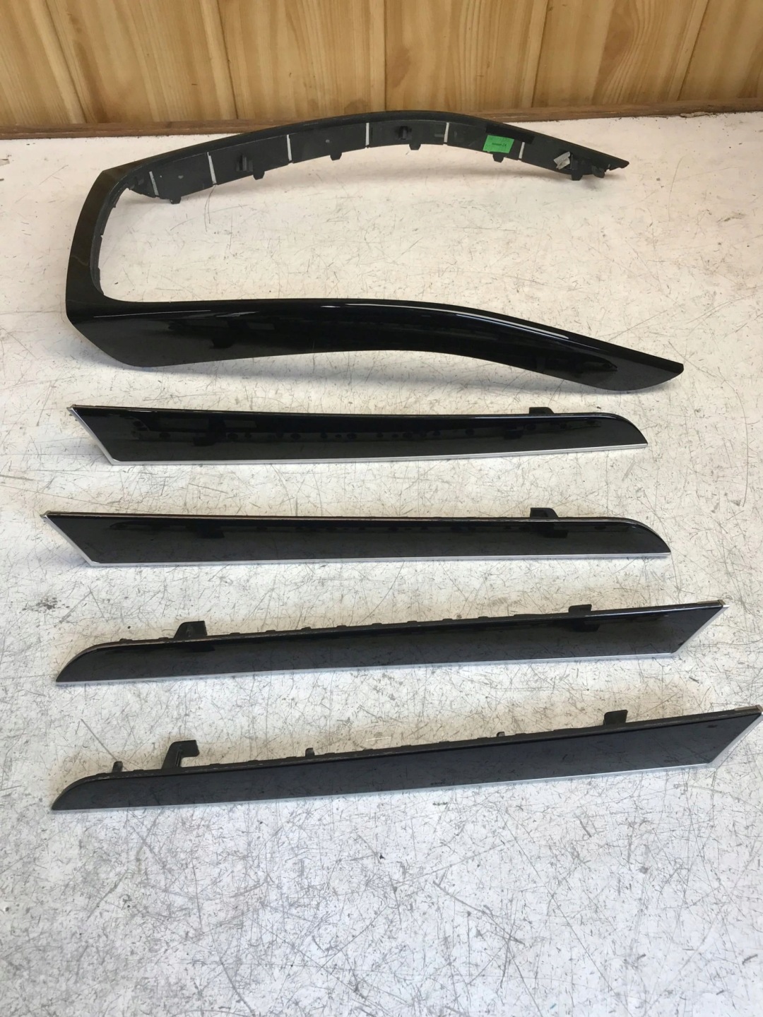 AUDI A4 B8 A5 DEKOR decorative trim BLACK PIANO