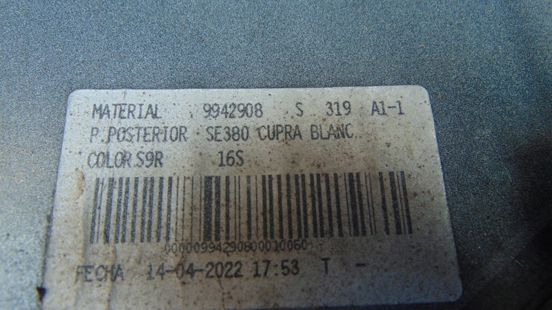 bumper rear part rear 6X PDC S9R HB HATCHBACK LEON CUPRA IV 20-26R