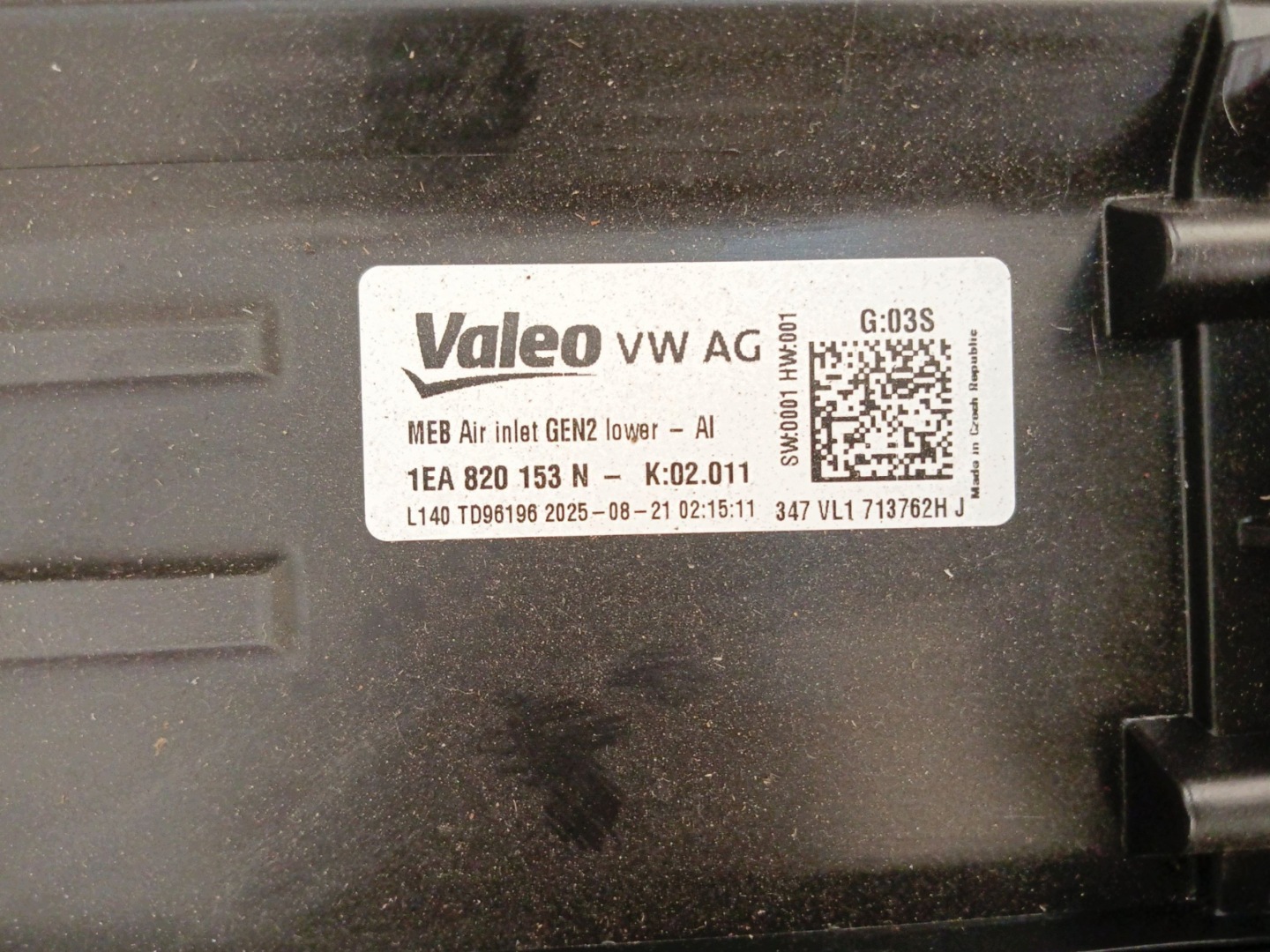 ventilátor tOPENÍ topení FORD EXPLORER EV (2024-) 1EA820153N