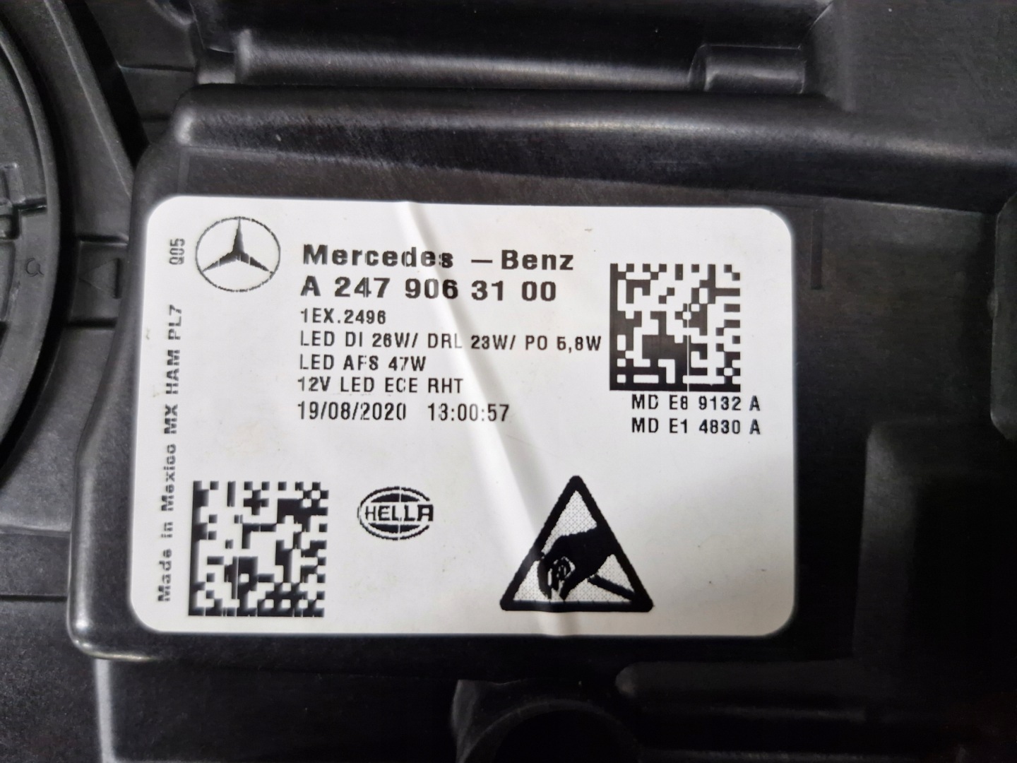 light left Mercedes GLB W247 Full Led High Performance Led
