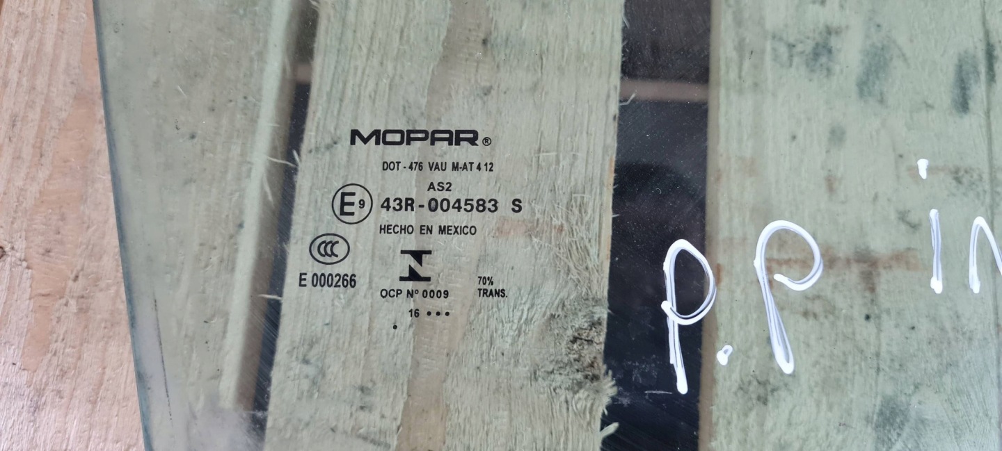 DODGE JOURNEY 2016 window door right right front MOPAR 16R 43R004583