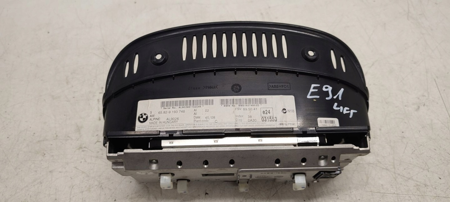 Bildschirm, BMW E91 LIFT 2,0D