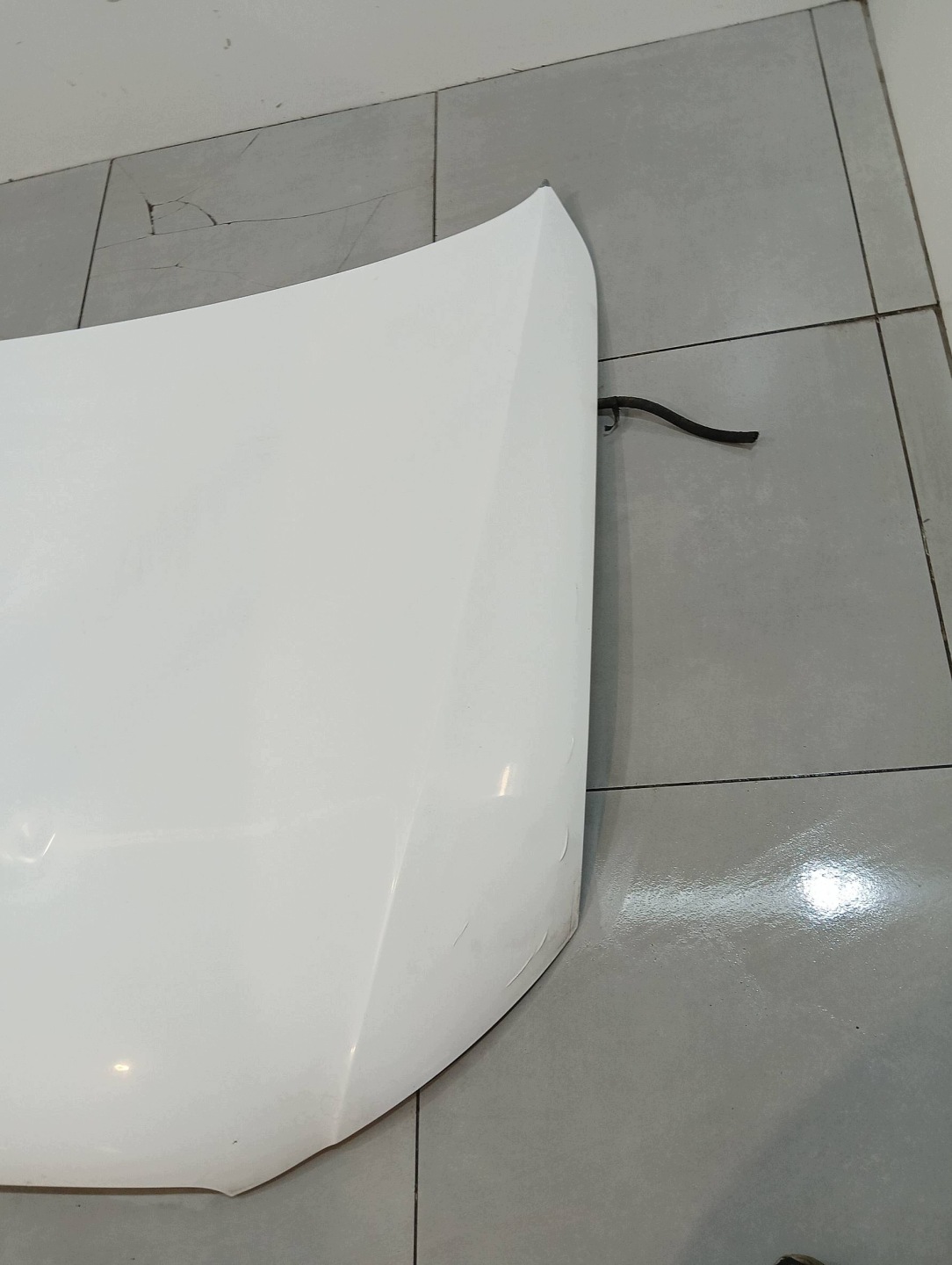 bonnet front BIALA damaged Audi A4 IV (2008-2015) B8