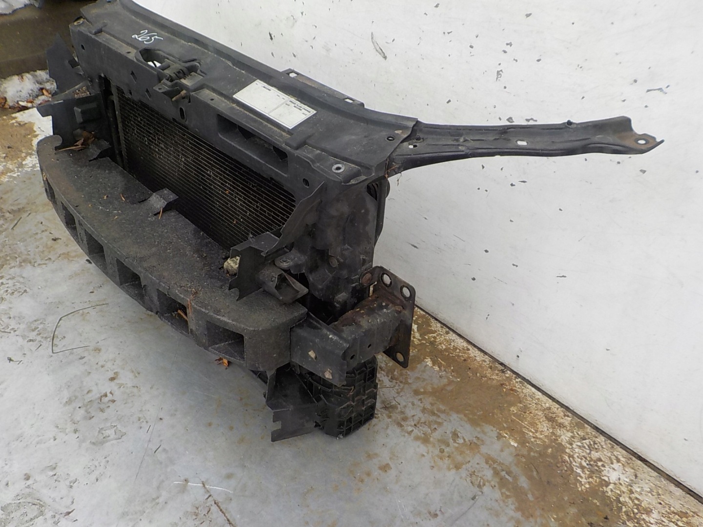 265 SKODA FABIA II LIFT 1.4 TDI support panel for radiators sider radiator