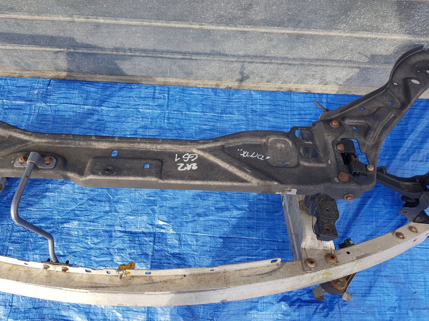 support panel for radiators front sider pillar iron MERCEDES W212