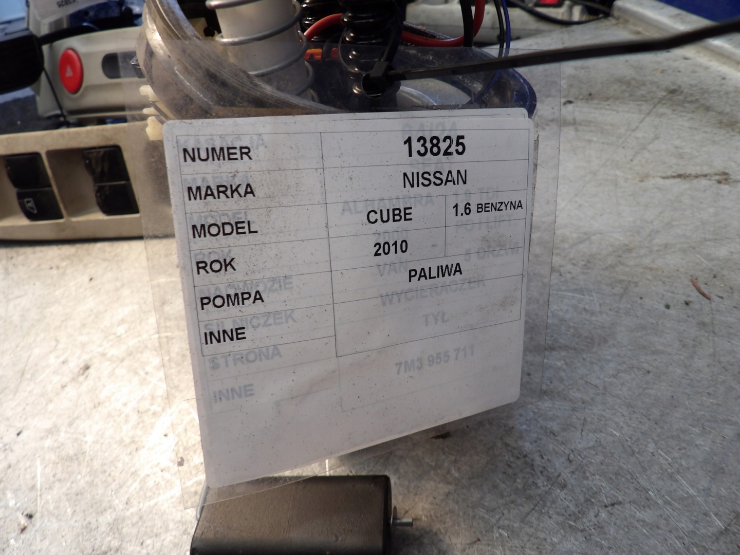 Nissan Cube Z12 feed pump 17040 1FE0A