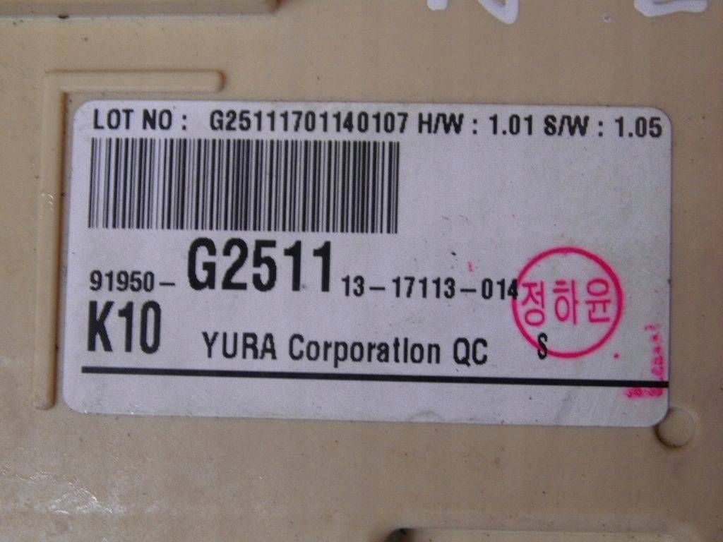 Hyundai IONIQ modulo BSI 91950G2511