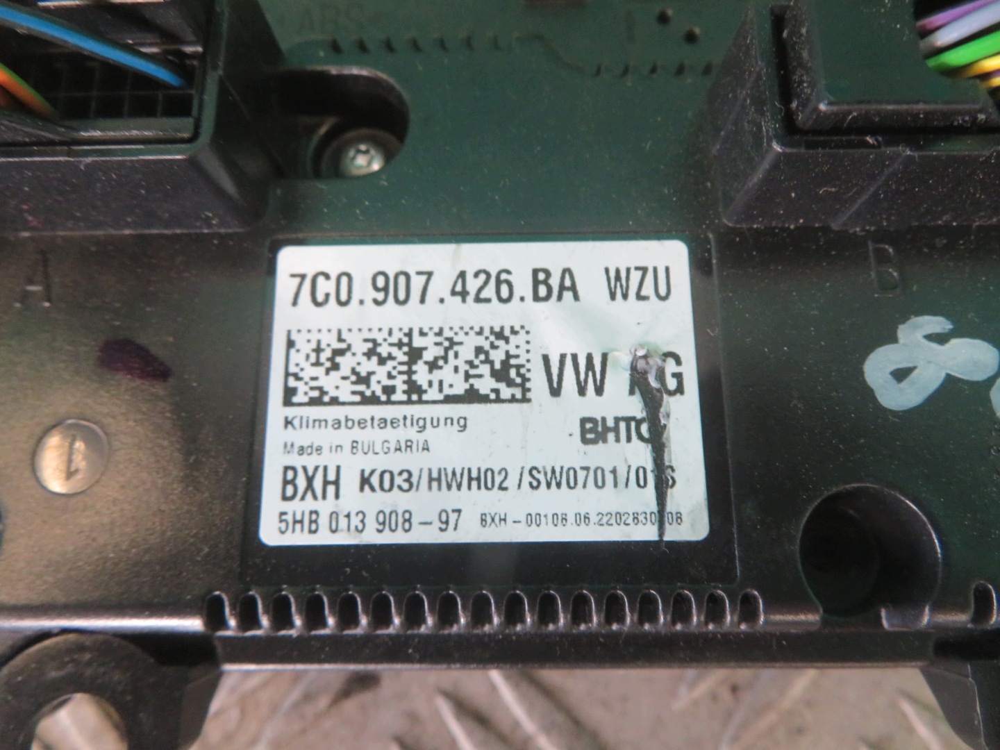 PANEL klími klimatizaci VW CRAFTER MAN TGE 22R 7C0.907.426.BA