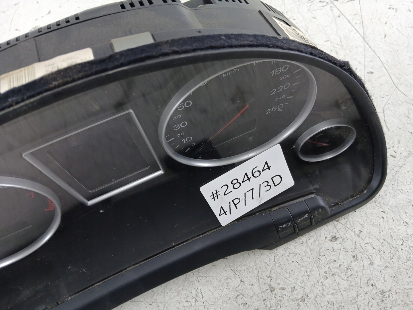 AUDI A4 B6 2.0 dials dials 8E0920900FX