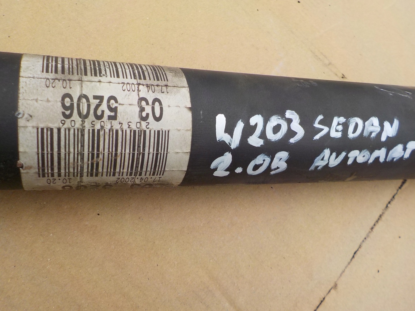 cardan mercedes w203 1,8 2034105206