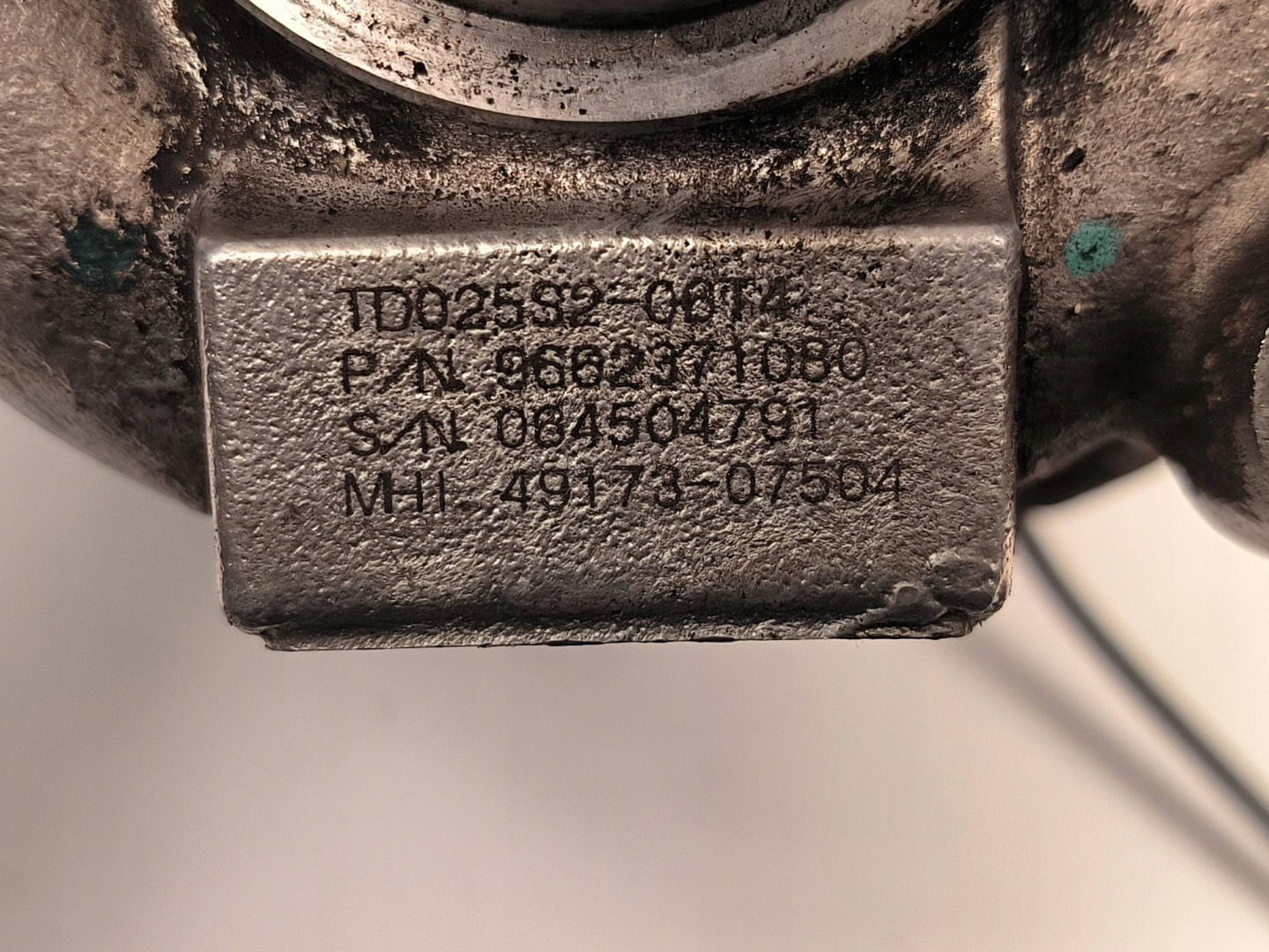 turbo 9662371080 CITROEN XSARA PICASSO