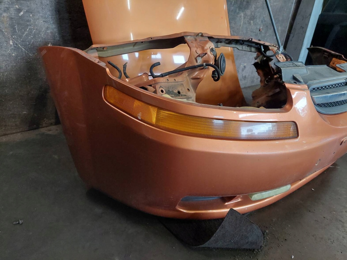 complete front bumper bonnet light tension belt CHEVROLET AVEO and 54U