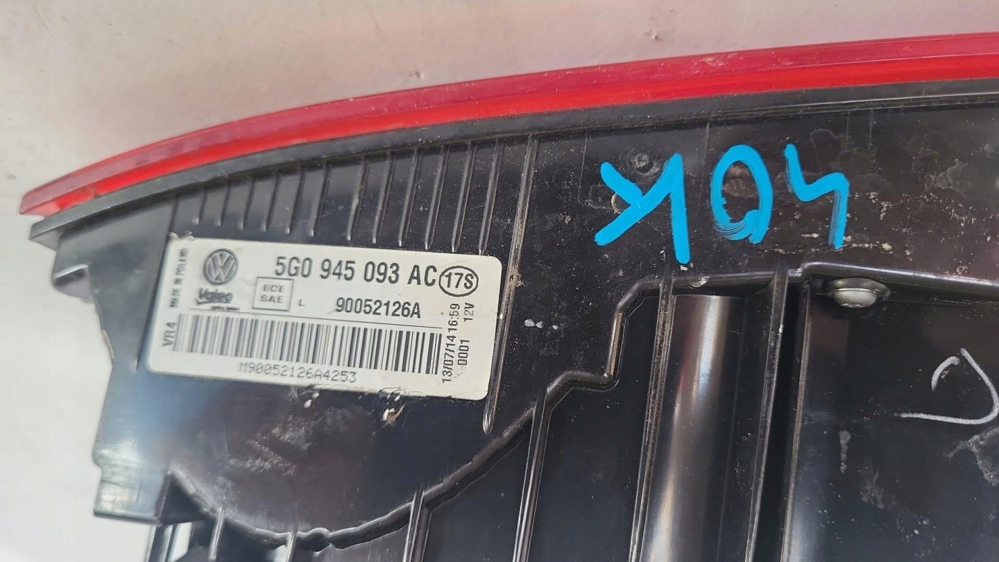 light rear part rear left VW GOLF VII 7 5G0945093AC