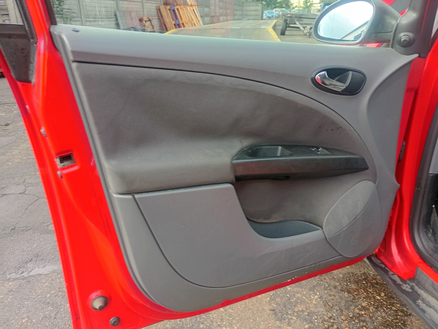 mechanism of the lowering window regulator left front Seat Toledo 3 III 04-09