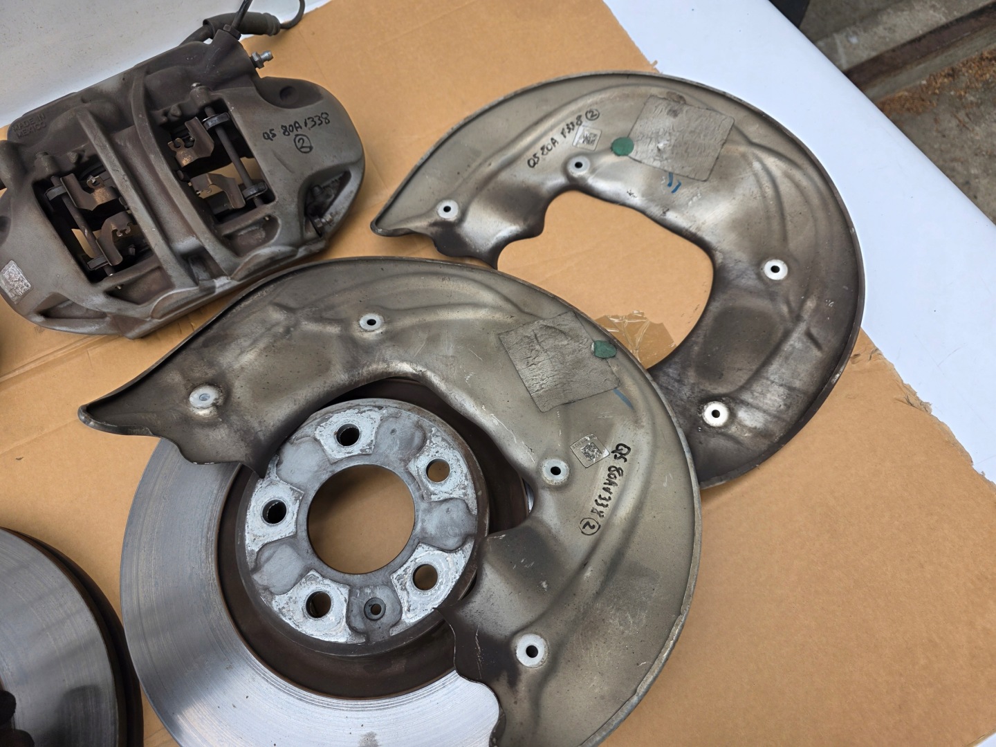 calipers HAMULCE front front AUDI Q5 80A FY II 338 338MM discs KOMPLET