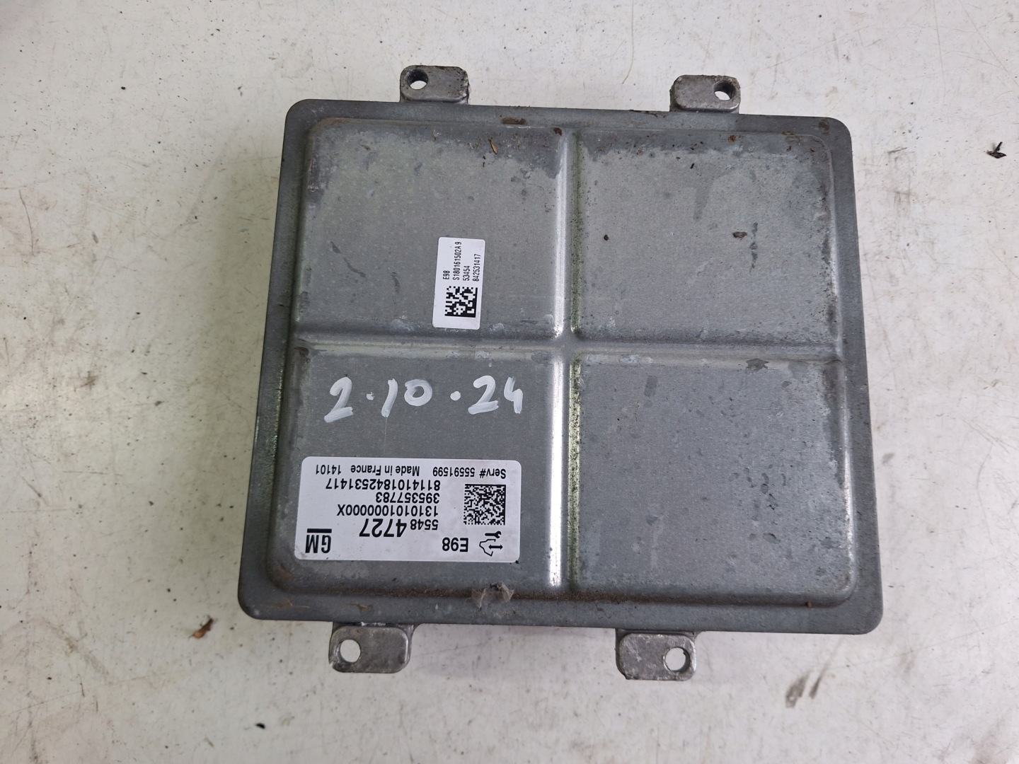Computer Bedienteil DES MOTORS OPEL 55484727 GM E98