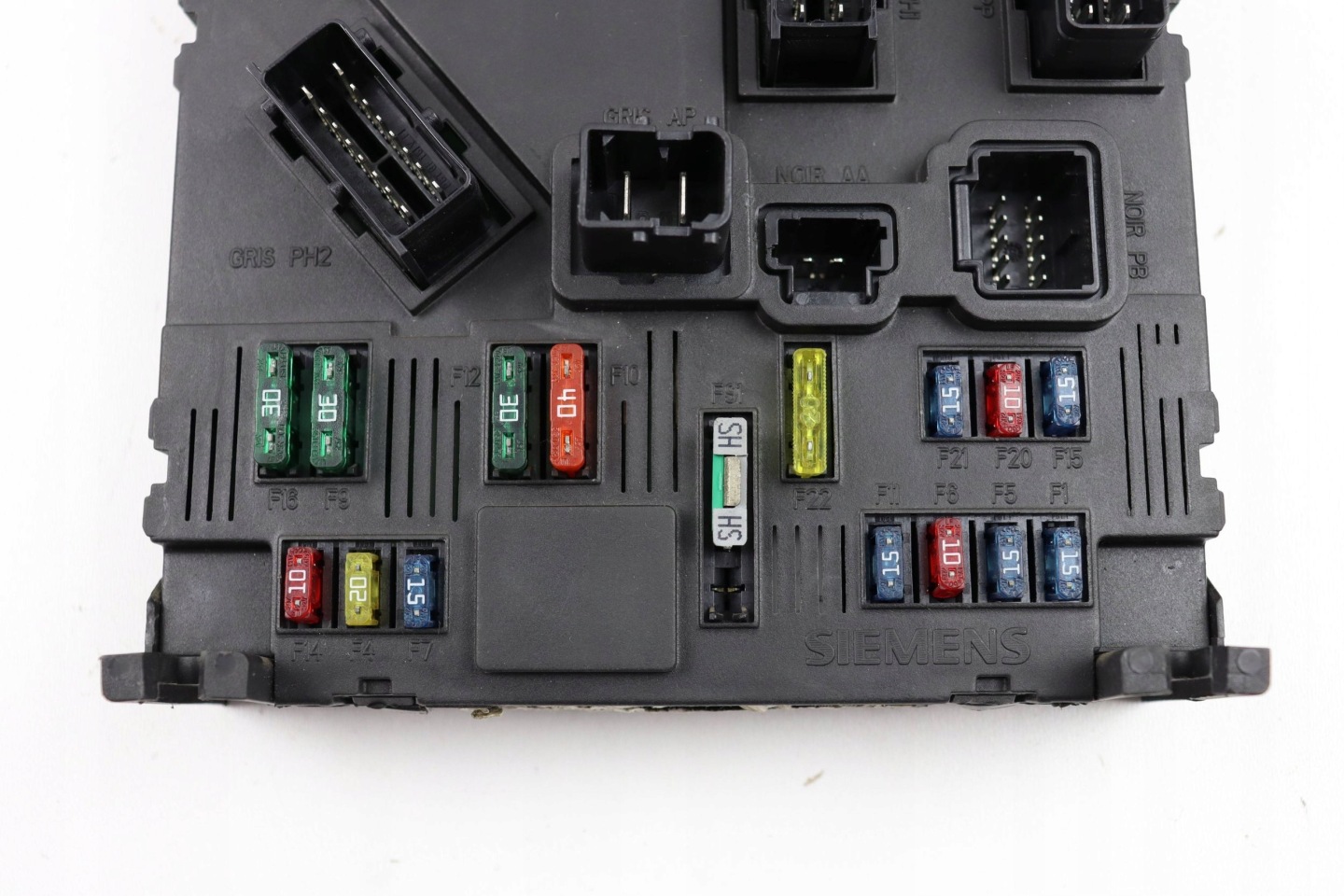 PEUGEOT 206 module compartment control unit BSI S118085220A 9649627880