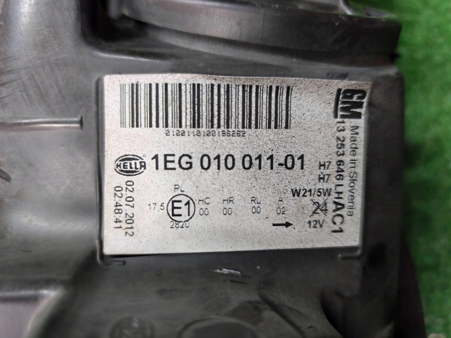 REFLEKTOR links vorne OPEL ASTRA J 09- NR.1289