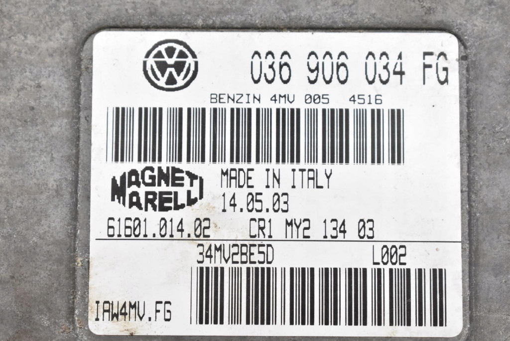 Centralina computer Motore 036906034FG SKODA FABIA 1 e 1.4 16V 04-07