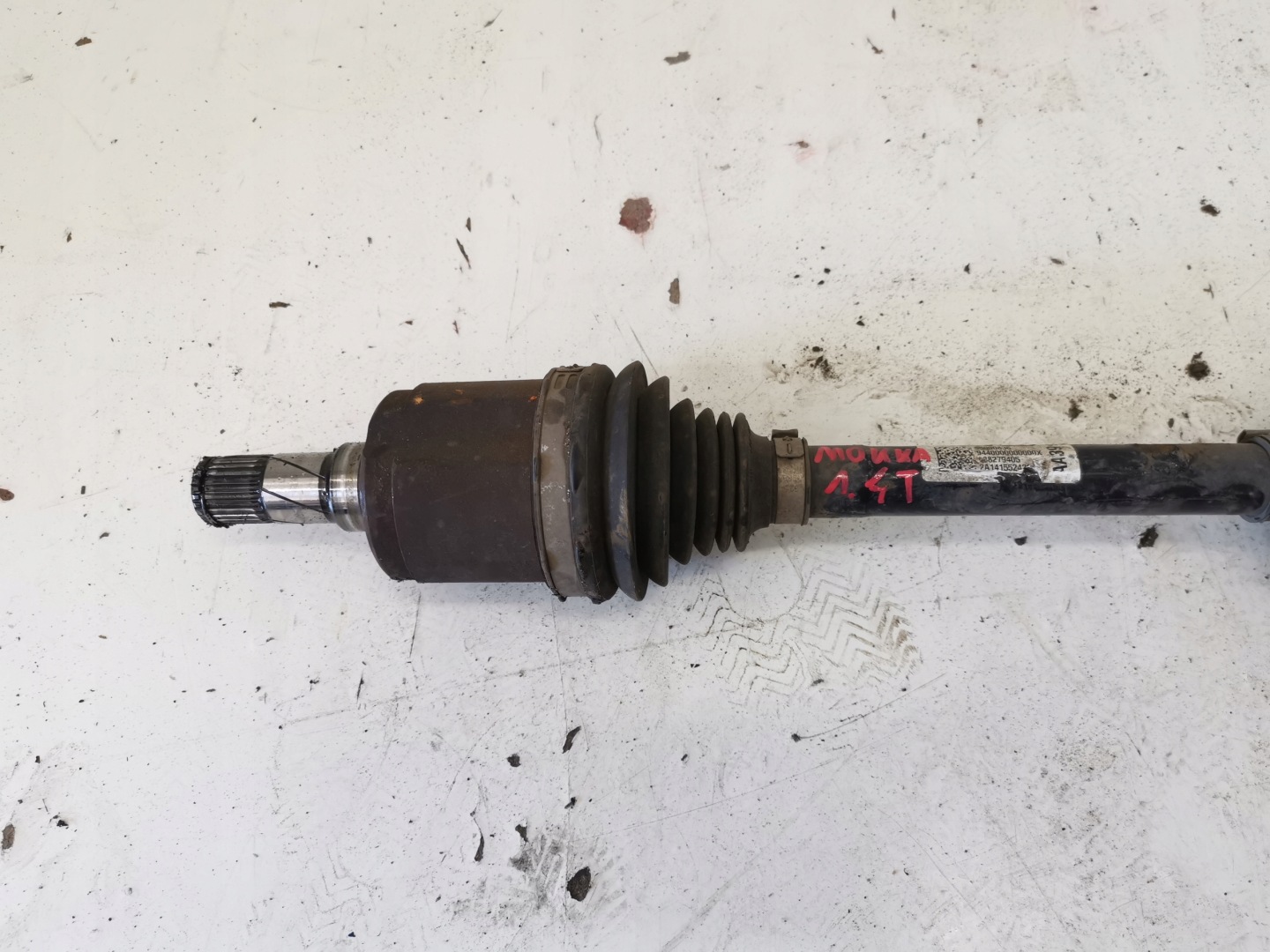 OPEL MOKKA semi-axis left 95390015 AA39 1.4T