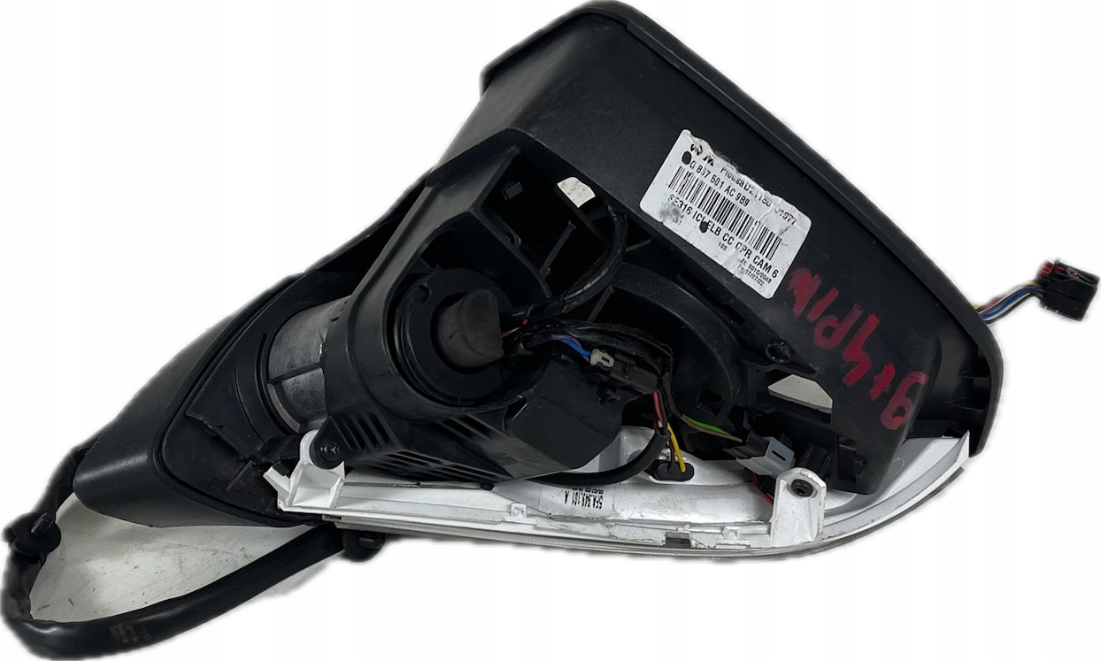 SEAT LEON IV mirror exterior left 9 + 4 PIN KAMERA