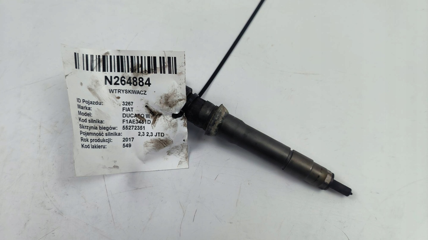 injector 504389548 2.3 JTD FIAT DUCATO III