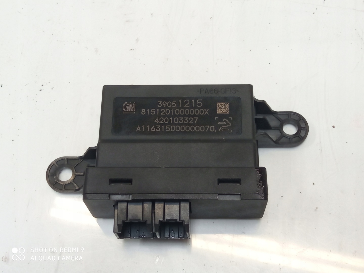 OPEL ASTRA K 5 V modulo Centralina PDC 39051215
