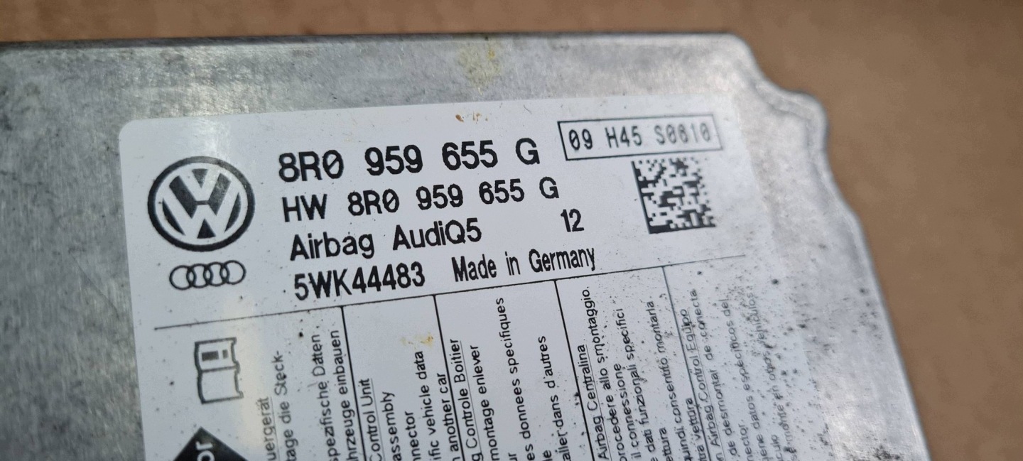 Q5 8R LIFT modulo Centralina SENSOR airbag 8R0959655G