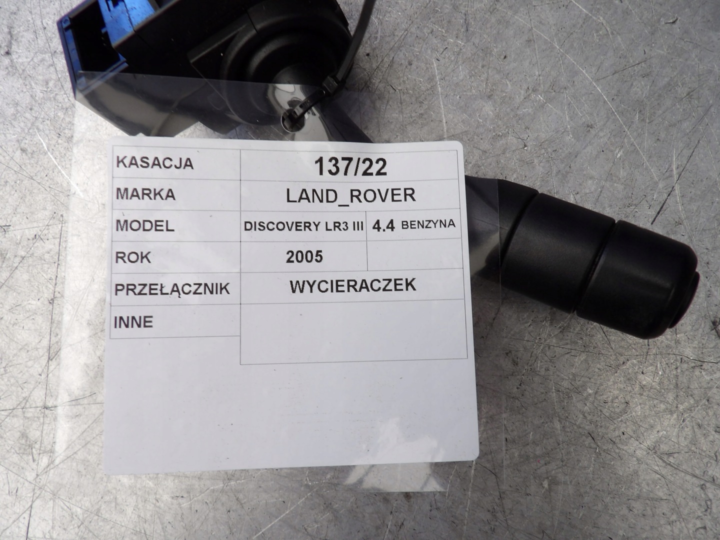 switch Land Rover Discovery III XPE500070PVJ