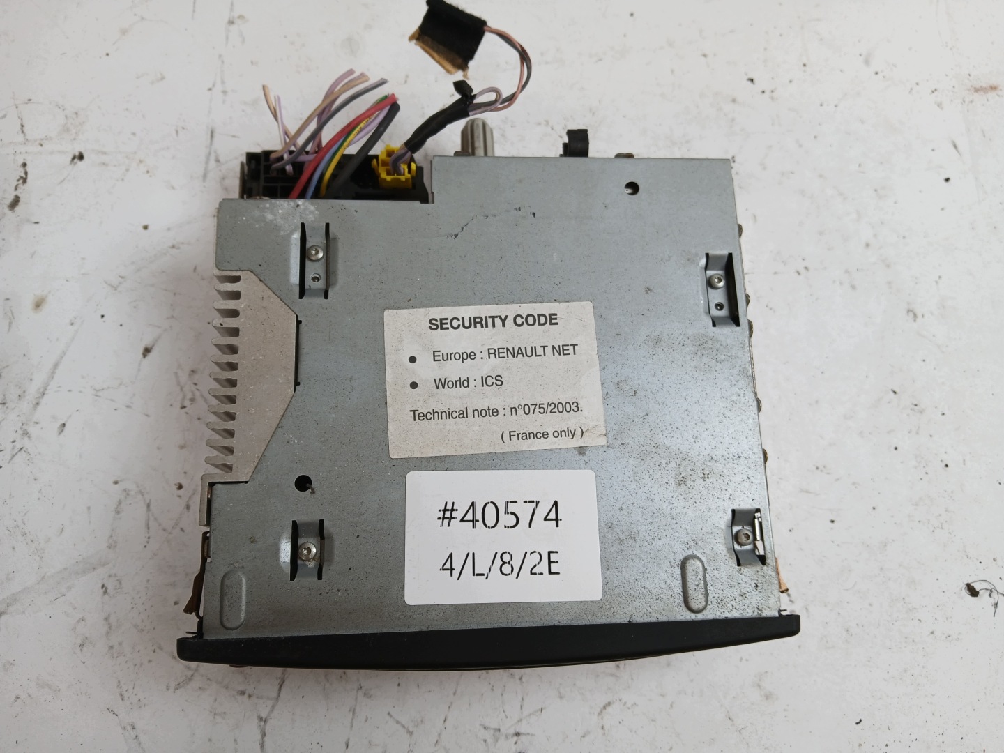 RENAULT CLIO II RADIO original CD