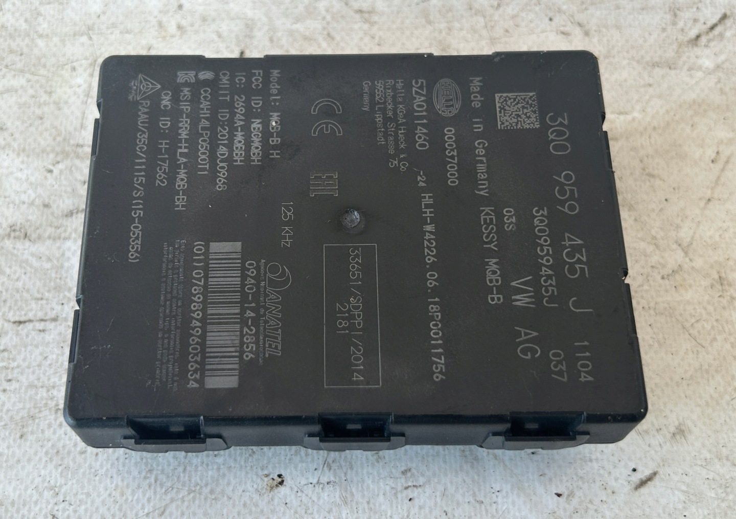 modulo Centralina KESSY PASSAT B8 ARTEON 3Q0959435J
