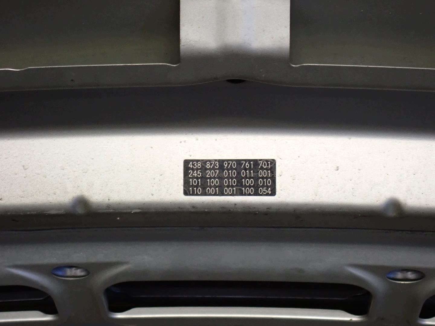 cofano MERCEDES B-KLASA W245 2004-2008