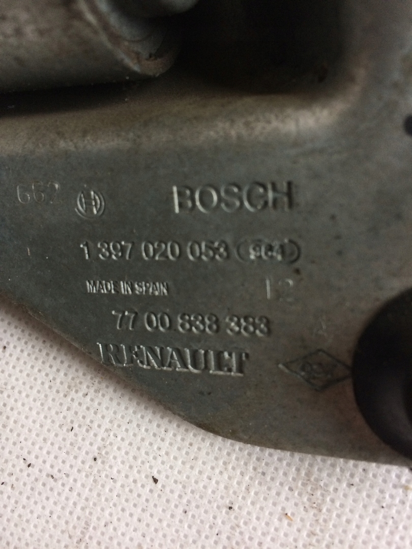 Gestänge Motor Wischer RENAULT MEGANE heck BOSCH