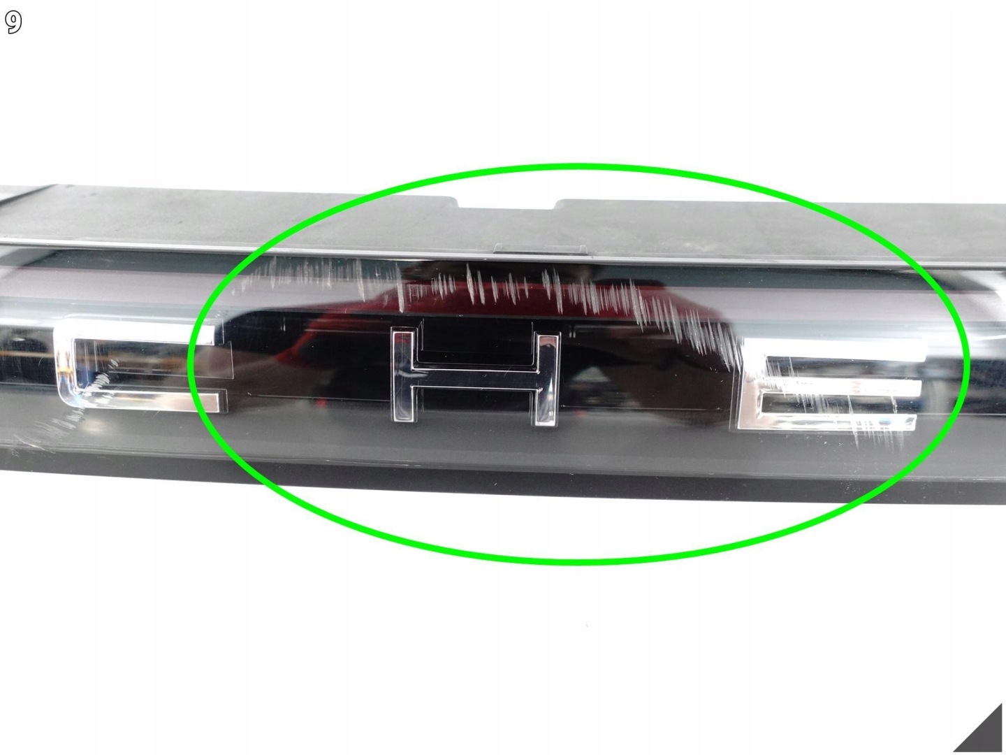 PORSCHE CAYENNE III E3 9Y0 18- light LED cap central W boot rear part EU