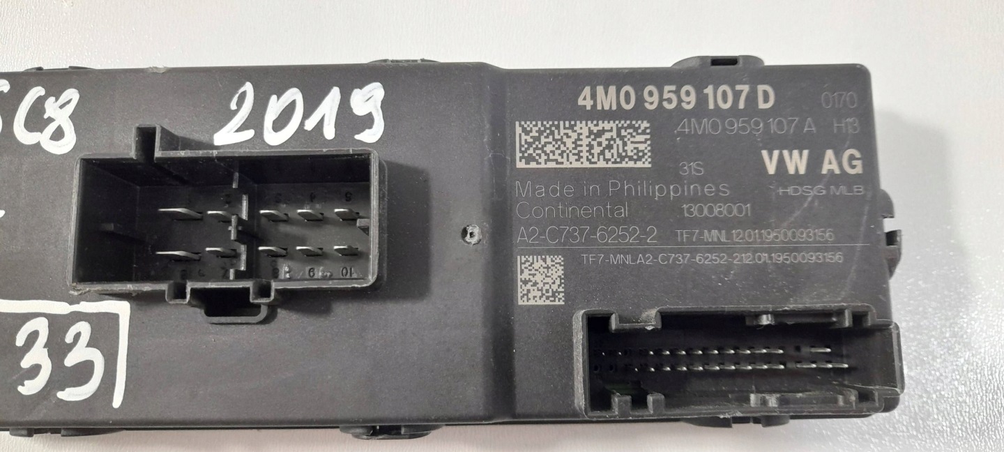 Audi A6 S6 C8 4K module bonnet boot 4M0959107D (T433)