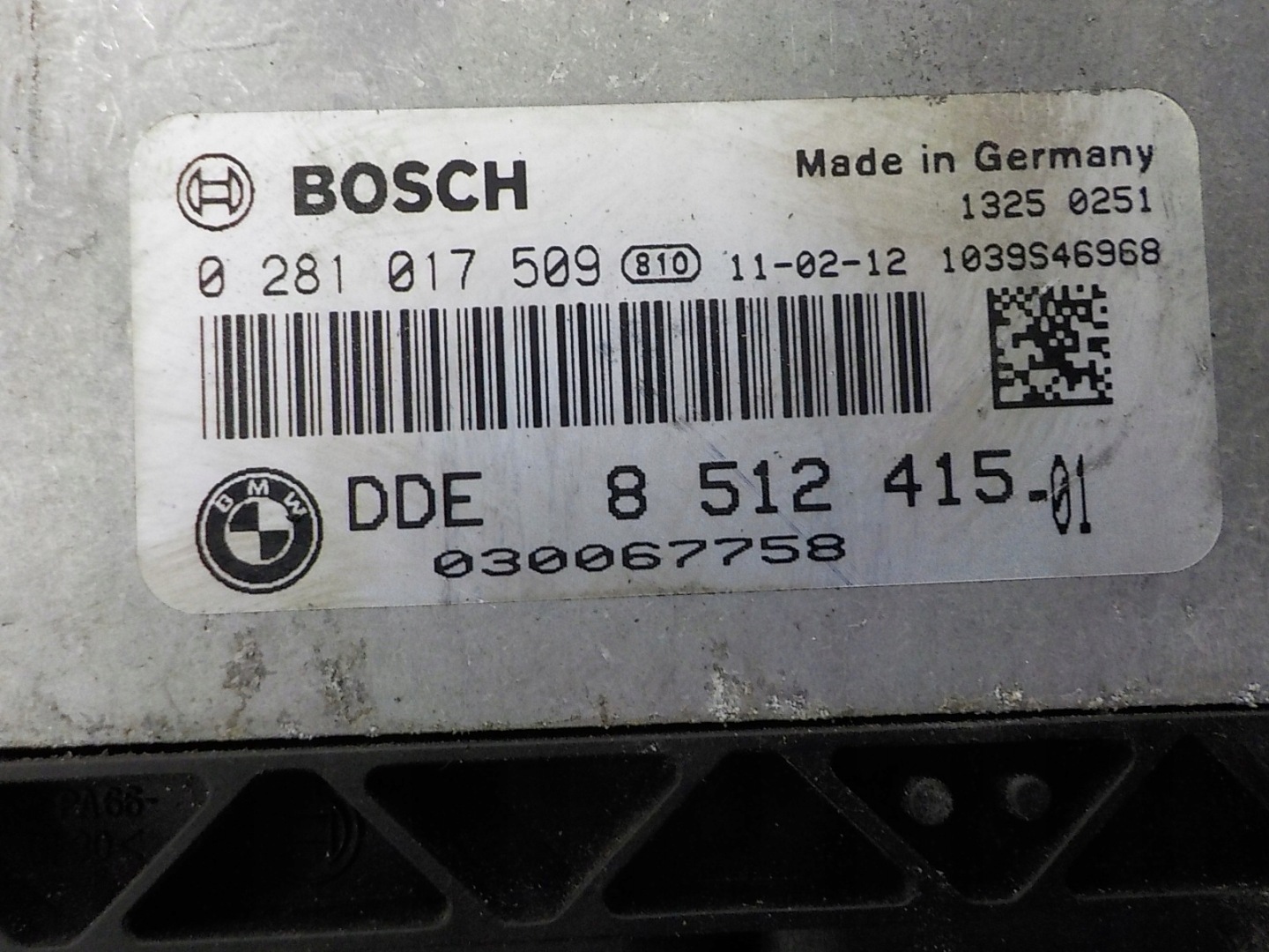 MINI computer control unit 0281017509 8512415