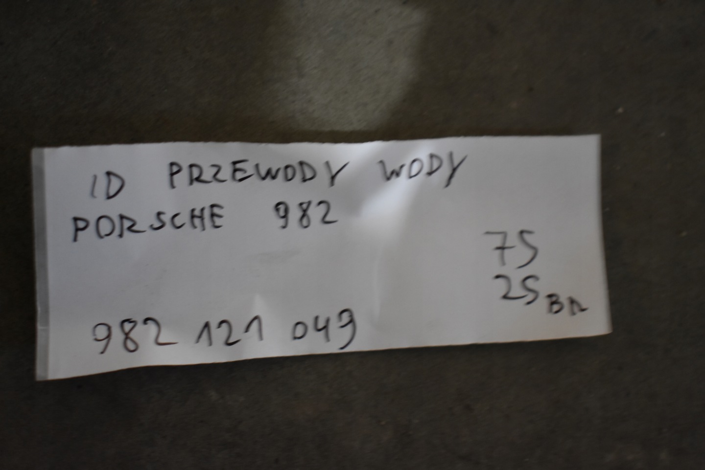 IDEALNE Tubi d’acqua PORSCHE 982 1
