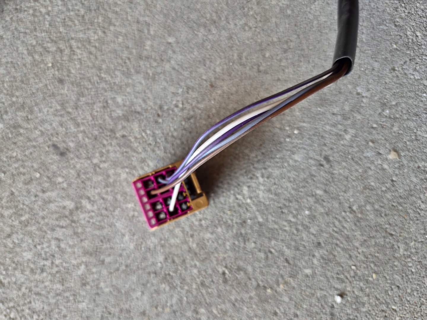 mirror VW T5 left driver´s silver 5 pin grzane