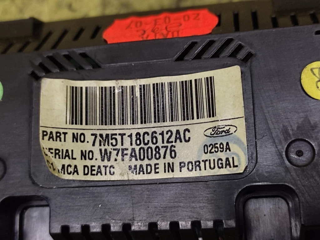 FORD C-MAX PANEL szellőző klíma 7M5T18C612AC