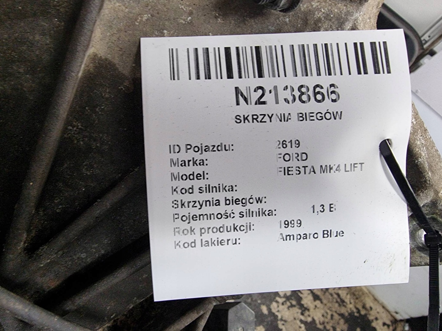 Getriebe 97WT-7002-VD FORD FIESTA MK4 LIFT