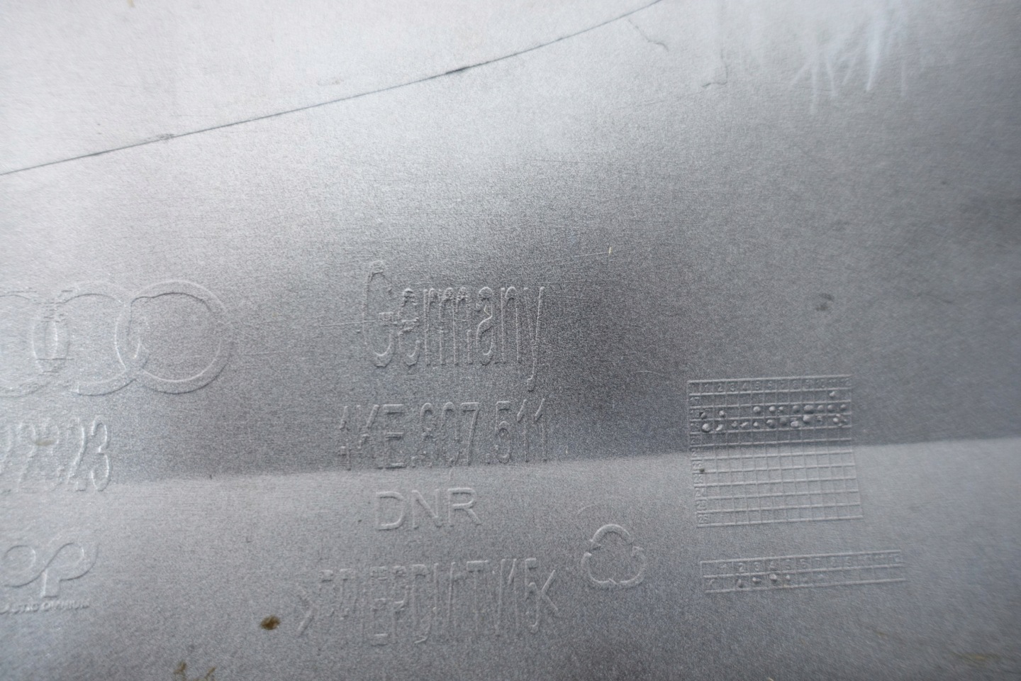 bumper rear part rear AUDI E-TRON 4KE 4KE807511
