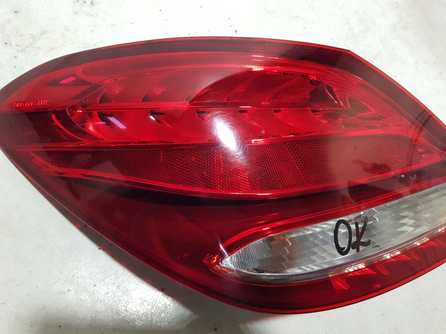 MERCEDES W205 sedan light left rear part rear left A2059061157