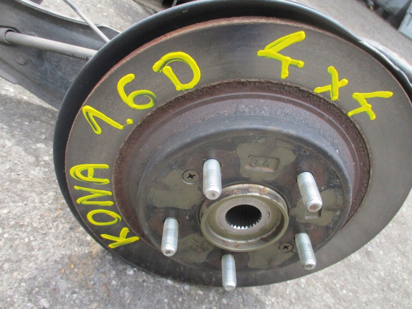 axis sususpension rear. HYUNDAI KONA 1,6CRDI 4X4