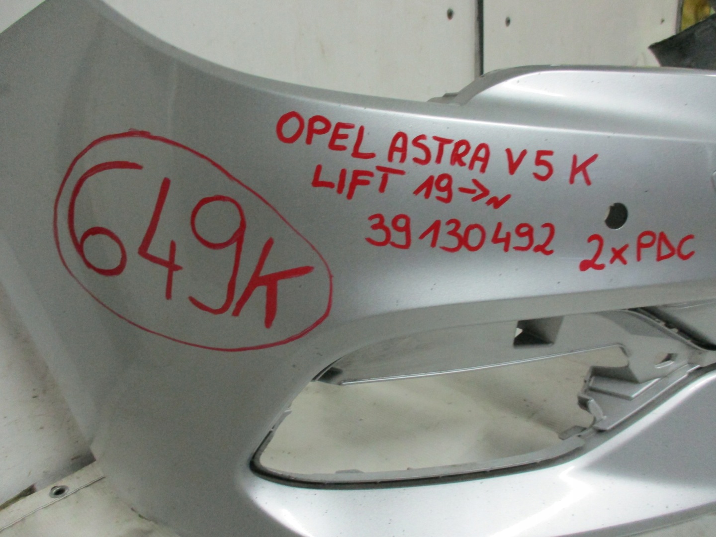 bumper front front Opel Astra V 5 K lift 19r- 39130492