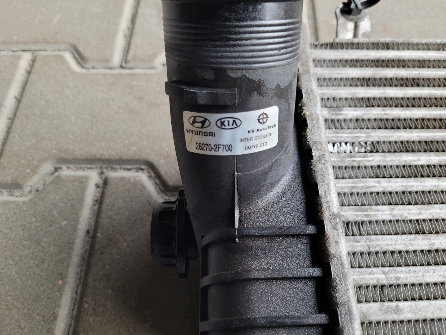 28270-2F700 radiator intercooler HYUNDAI SANTA FE 3 III 2.2 D CRDI