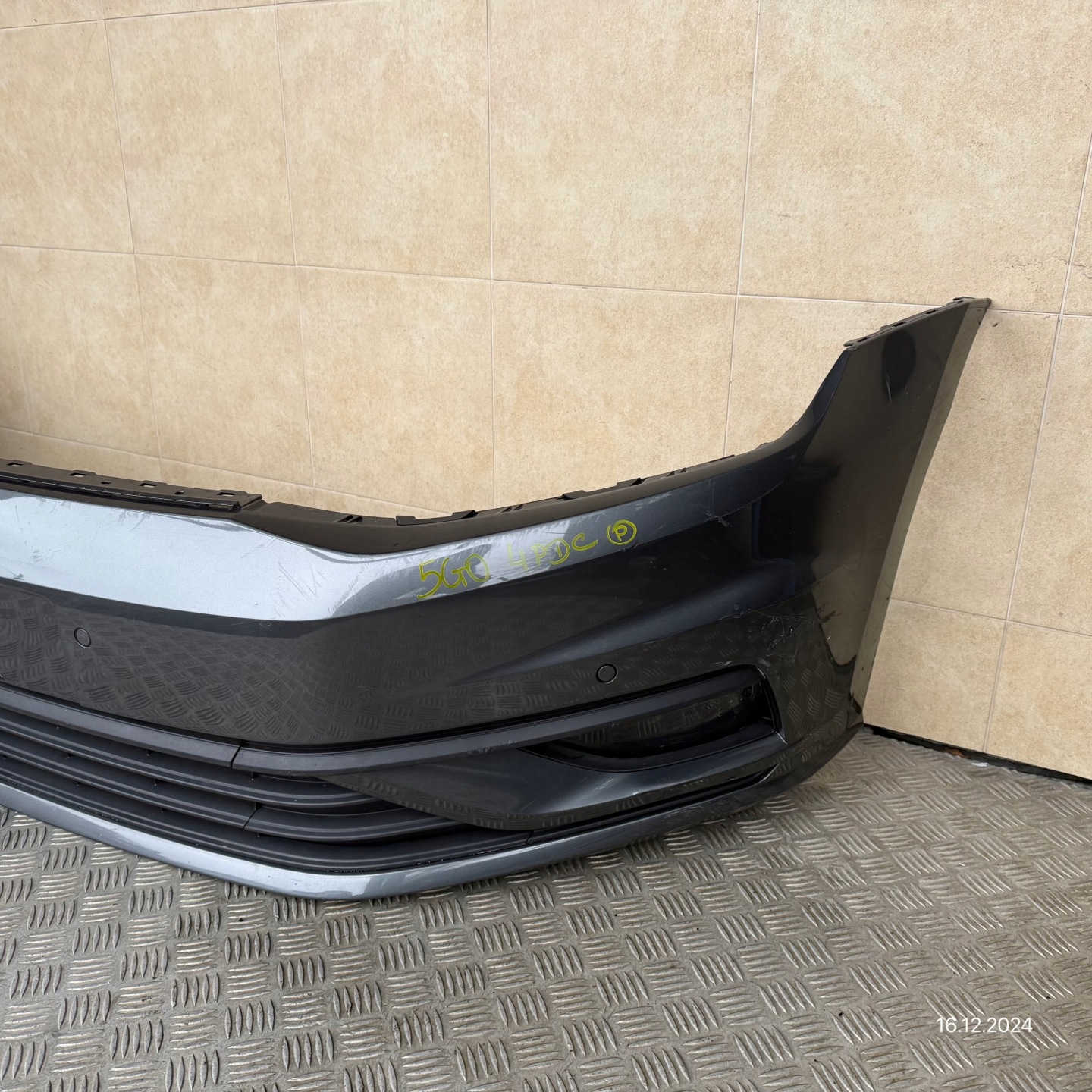 front bumper complete VW VOLKSWAGEN GOLF VII LIFT 5G0 4 PDC 2017 ROK