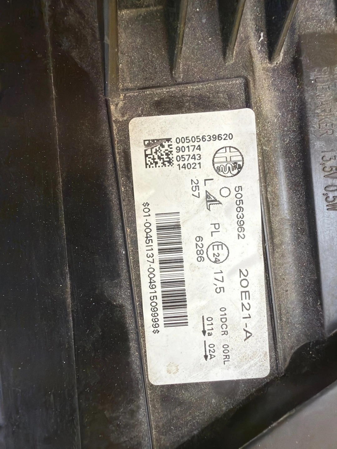 light left Alfa Romeo Stelvio 2016- Xenon positioning + Led 50563962