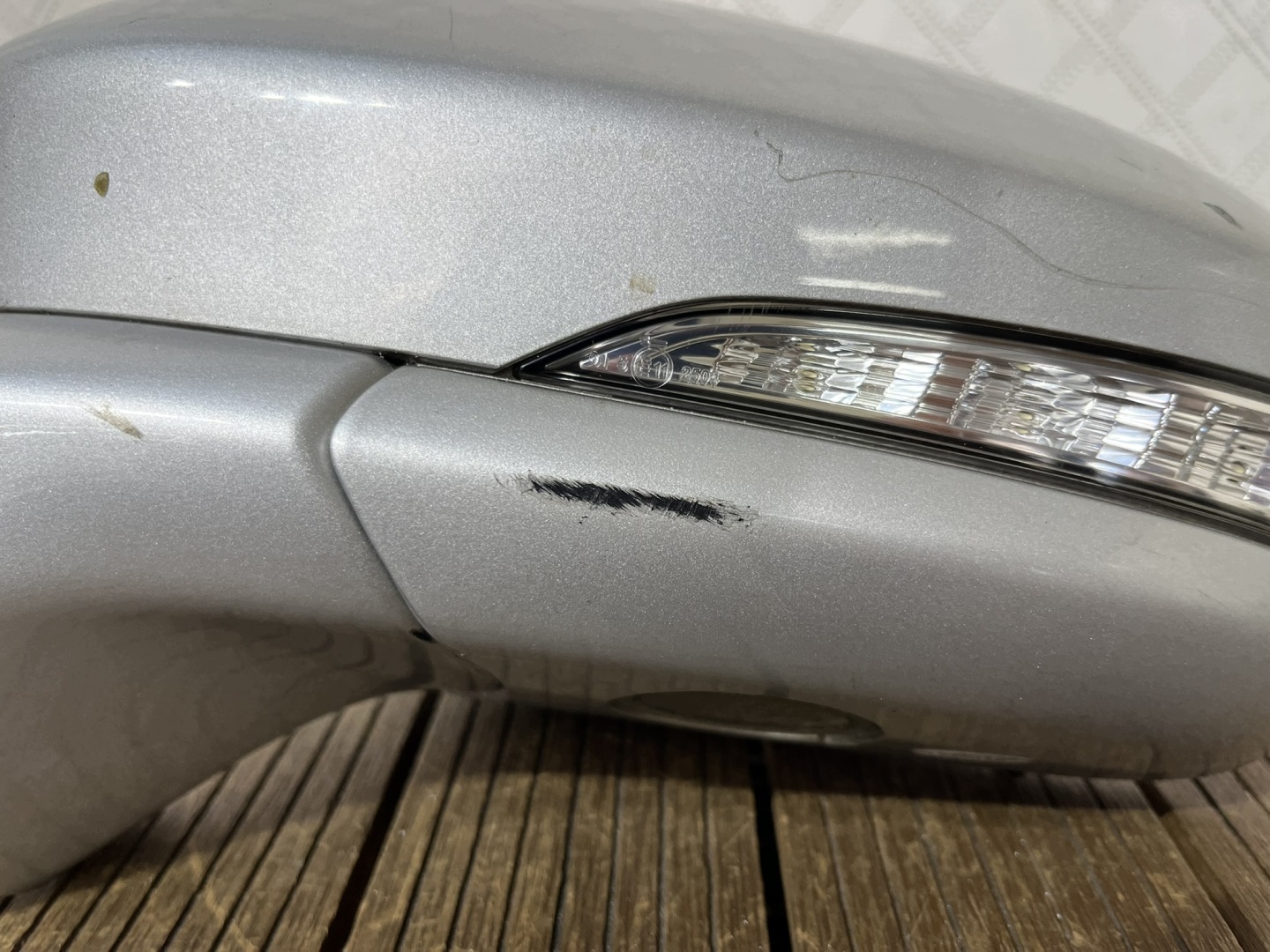 FORD MONDEO MK5 14-22 mirror left 13-PIN ASYSTENT MOONDUST SILVER EUROPA