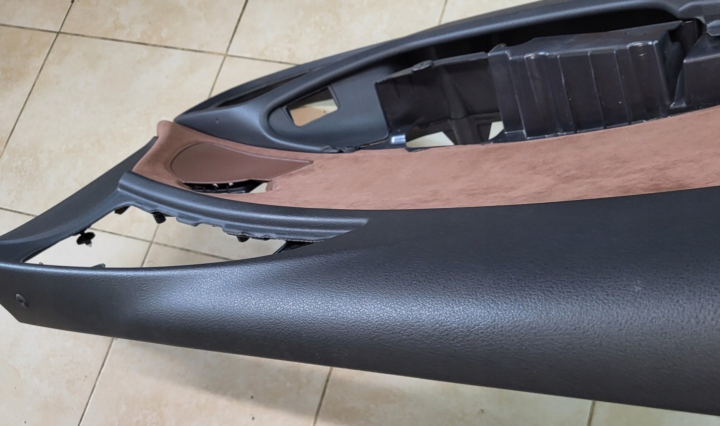 side upholstery door left front AUDI A6 C7 4G leather brown OE EUROPA