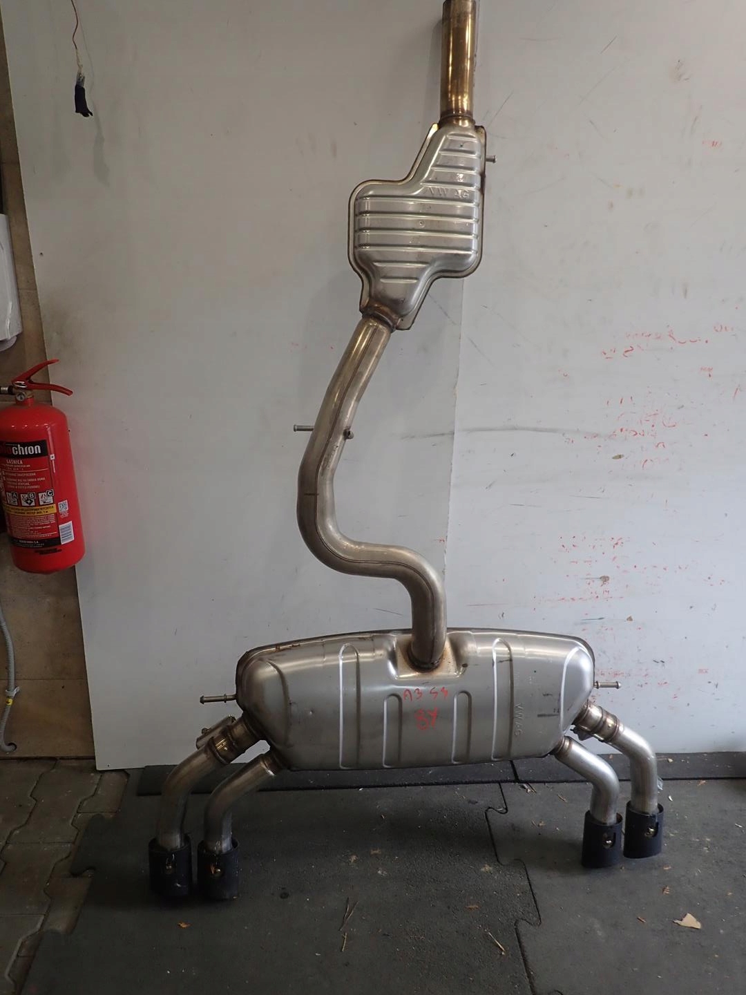 muffler, exhaust AUDI A3 S3 2020- 8Y 5WA853611E